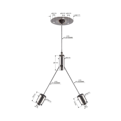 Y dá forma ao sistema de suspensão claro linear do diodo emissor de luz com slider YW-86447