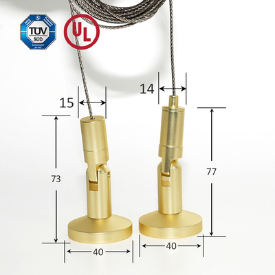 Sistema de exibição de kit de colcha de bronze para cartaz/exibição de arte