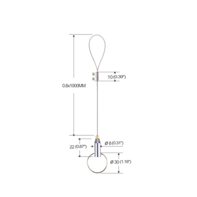 Suspensão de suspensão Kit Fork Type Indoor YW-86022 do cabo de fio do potenciômetro de flor