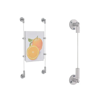 Comércio por atacado Kit de pendurar de cartaz de latão com revestimento de parede a parede de ouro