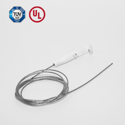 Gripper de cabo de gancho com pintura branca acessório de colocação cusomized com tampa de segurança