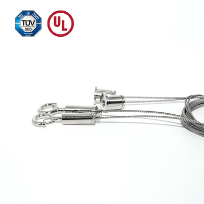 Sistema de suspensão para luz LED pendente no teto