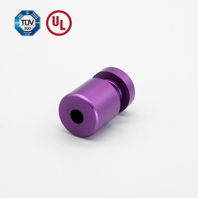 Distância de fixação do sinal de alumínio roxo ajustável para painel acrílico / grama