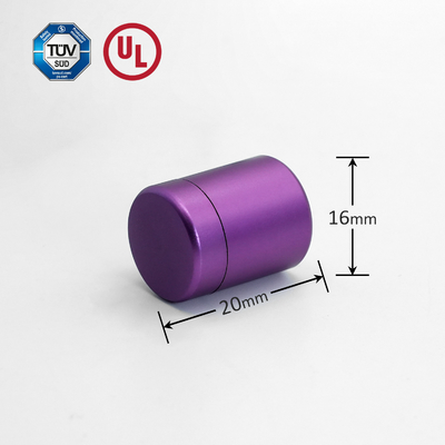 Distância de fixação do sinal de alumínio roxo ajustável para painel acrílico / grama