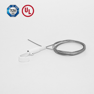 Gripper de cabo de gancho com pintura branca acessório de colocação cusomized com tampa de segurança